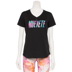 Women's Tek Gear® Essential Short Sleeve Graphic Tee -The Tek Style Shop 2631893 Muevete Graphic