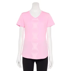 Women's Tek Gear® Essential Short Sleeve Graphic Tee -The Tek Style Shop 2631893 Rose Geometric