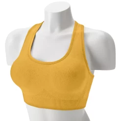 Tek Gear® Seamless Low-Impact Sports Bra -The Tek Style Shop 2976589 Honey Wheat