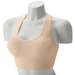 Tek Gear® Seamless Low-Impact Sports Bra -The Tek Style Shop 2976589 Latte