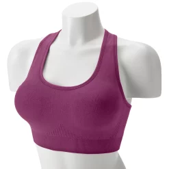 Tek Gear® Seamless Low-Impact Sports Bra -The Tek Style Shop 2976589 Ravishing Orchid