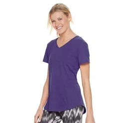 Women's Tek Gear® Essential Short Sleeve Tee -The Tek Style Shop 3090387 Blake Grape