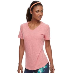 Women's Tek Gear® Essential Short Sleeve Tee -The Tek Style Shop 3090387 Cancun Coral