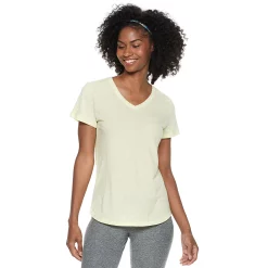 Women's Tek Gear® Essential Short Sleeve Tee -The Tek Style Shop 3090387 Easy Yellow