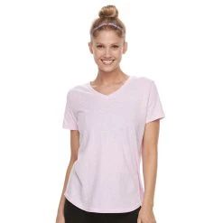 Women's Tek Gear® Essential Short Sleeve Tee -The Tek Style Shop 3090387 Hush Lavender