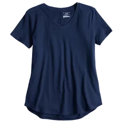 Women's Tek Gear® Essential Short Sleeve Tee -The Tek Style Shop 3090387 Navy