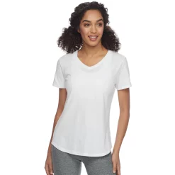 Women's Tek Gear® Essential Short Sleeve Tee -The Tek Style Shop 3090387 New White