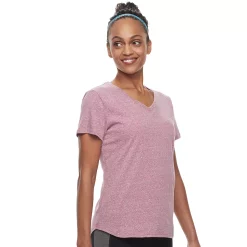 Women's Tek Gear® Essential Short Sleeve Tee -The Tek Style Shop 3090387 Rose Trellis Heather