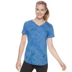 Women's Tek Gear® Essential Burnout Tee -The Tek Style Shop 3090912 Burnout Baby Blue
