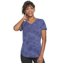 Women's Tek Gear® Essential Burnout Tee -The Tek Style Shop 3090912 Burnout Dark Blue