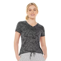 Women's Tek Gear® Essential Burnout Tee -The Tek Style Shop 3090912 Burnout Deep Black