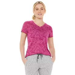 Women's Tek Gear® Essential Burnout Tee -The Tek Style Shop 3090912 Burnout Deep Pink