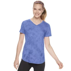 Women's Tek Gear® Essential Burnout Tee -The Tek Style Shop 3090912 Burnout Medium Blue