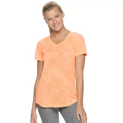 Women's Tek Gear® Essential Burnout Tee -The Tek Style Shop 3090912 Burnout Orange