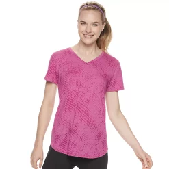 Women's Tek Gear® Essential Burnout Tee -The Tek Style Shop 3090912 Burnout Pink
