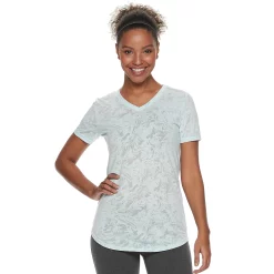 Women's Tek Gear® Essential Burnout Tee -The Tek Style Shop 3090912 Burnout Soft Blue