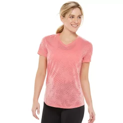 Women's Tek Gear® Essential Burnout Tee -The Tek Style Shop 3090912 Coral