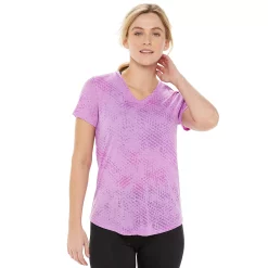 Women's Tek Gear® Essential Burnout Tee -The Tek Style Shop 3090912 Medium Purple