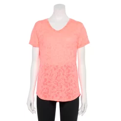 Women's Tek Gear® Essential Burnout Tee -The Tek Style Shop 3090912 Orange Burnout