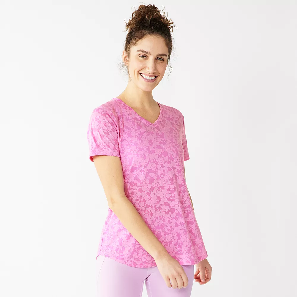 Petite Tek Gear® Moisture-Wicking V-Neck Tee 4 Petite Tek Gear® Moisture-Wicking V-Neck Tee - Image 4