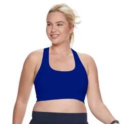 Plus Size Tek Gear® Seamless Low-Impact Sports Bra -The Tek Style Shop 3548821 Chandler Navy