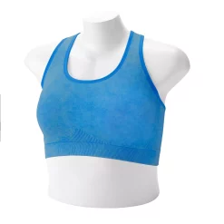 Plus Size Tek Gear® Seamless Low-Impact Sports Bra -The Tek Style Shop 3548821 Elegant Blue Acid Wash