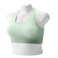 Plus Size Tek Gear® Seamless Low-Impact Sports Bra -The Tek Style Shop 3548821 Green Glow Light
