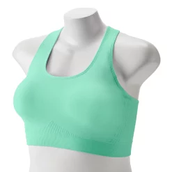 Plus Size Tek Gear® Seamless Low-Impact Sports Bra -The Tek Style Shop 3548821 Shy Green