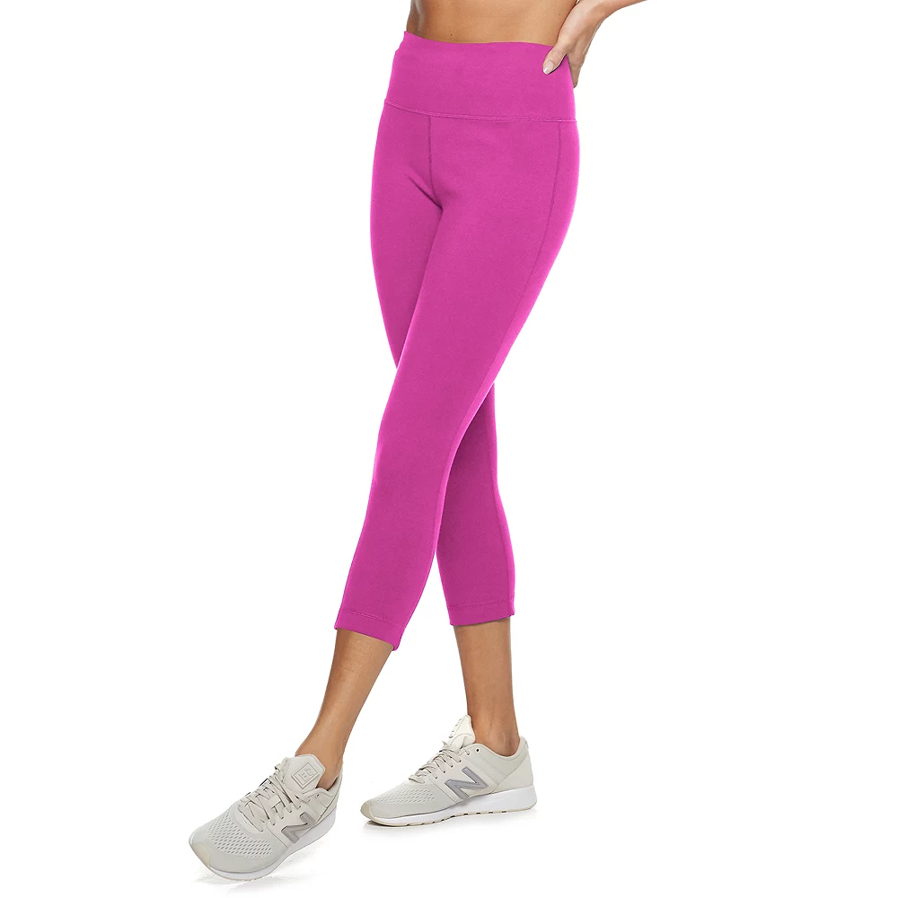 Women's Tek Gear® Essential High-Waisted Capri Leggings 6 Women's Tek Gear® Essential High-Waisted Capri Leggings - Image 6