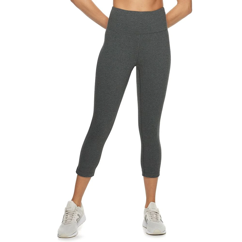 Women's Tek Gear® Essential High-Waisted Capri Leggings 3 Women's Tek Gear® Essential High-Waisted Capri Leggings - Image 3