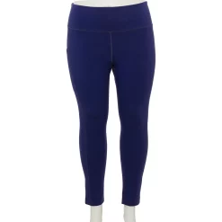 Plus Size Tek Gear® Pocket High-Waisted 7/8 Leggings 15 Plus Size Tek Gear® Pocket High-Waisted 7/8 Leggings -The Tek Style Shop 4219703 Plum Valley