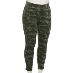Plus Size Tek Gear® Pocket High-Waisted 7/8 Leggings 14 Plus Size Tek Gear® Pocket High-Waisted 7/8 Leggings -The Tek Style Shop 4219703 Sage Camo
