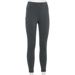 Women's Tek Gear® Essential High-Waisted Leggings 17 Women's Tek Gear® Essential High-Waisted Leggings -The Tek Style Shop 4276683 Dark Gray