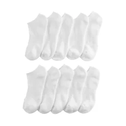 Women's Tek Gear® 10-pack Basic No Show Socks -The Tek Style Shop 4276796 White