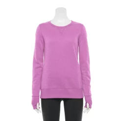 Women's Tek Gear® Ultrasoft Fleece Crewneck Sweatshirt 19 Women's Tek Gear® Ultrasoft Fleece Crewneck Sweatshirt -The Tek Style Shop 4302798 Lavender Maypop