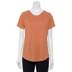 Women's Tek Gear® Baselayer Performance Tee -The Tek Style Shop 4348005 Pecan Crust