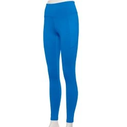 Women's Tek Gear® High-Waisted Pocket Leggings -The Tek Style Shop 4490797 Beyond Blue