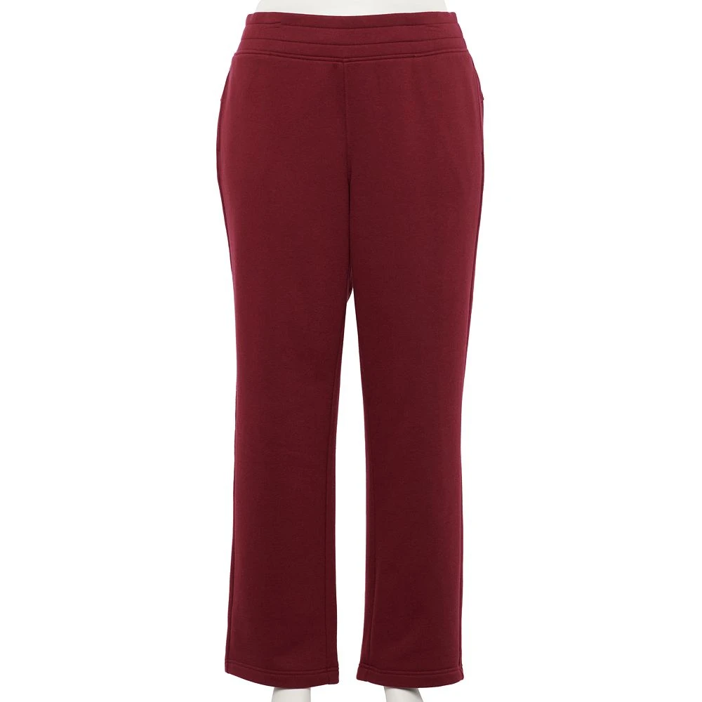 Plus Size Tek Gear® Ultrasoft Midrise Fleece Pants 8 Plus Size Tek Gear® Ultrasoft Midrise Fleece Pants - Image 8