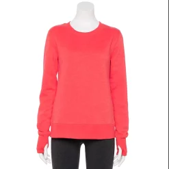 Women's Tek Gear® Ultrasoft Fleece Sweatshirt -The Tek Style Shop 5011252 Destiny Coral