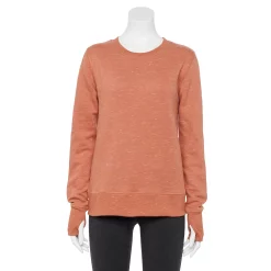 Women's Tek Gear® Ultrasoft Fleece Sweatshirt -The Tek Style Shop 5011252 Pecan Crust