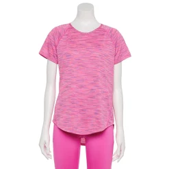 Women's Tek Gear® Performance Core Crewneck Tee 62 Women's Tek Gear® Performance Core Crewneck Tee -The Tek Style Shop 5015168 Pink Spacedye
