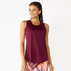 Women's Tek Gear® Core Crewneck Tank 68 Women's Tek Gear® Core Crewneck Tank -The Tek Style Shop 5019963 Night Sangria