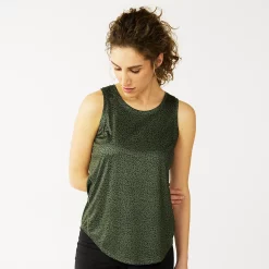 Women's Tek Gear® Core Crewneck Tank 91 Women's Tek Gear® Core Crewneck Tank -The Tek Style Shop 5019963 Olive Cheetah