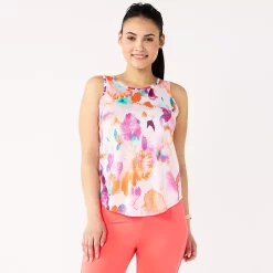 Women's Tek Gear® Core Crewneck Tank 62 Women's Tek Gear® Core Crewneck Tank -The Tek Style Shop 5019963 Pink Watercolor