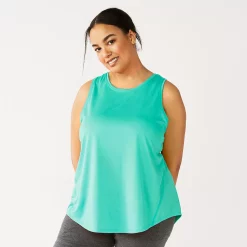 Plus Size Tek Gear® Performance Core Tank -The Tek Style Shop 5025837 Aruba Bay