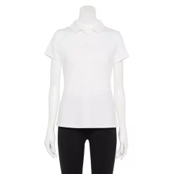 Women's Tek Gear® Button Placket Golf Polo 11 Women's Tek Gear® Button Placket Golf Polo -The Tek Style Shop 5068430 White