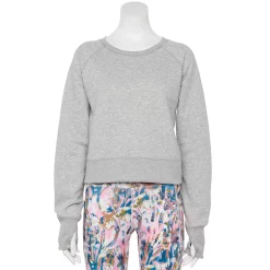 Women's Tek Gear® Ultrasoft Fleece Oversized Sweatshirt -The Tek Style Shop 5128574 Gray Heather