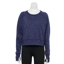 Women's Tek Gear® Ultrasoft Fleece Oversized Sweatshirt -The Tek Style Shop 5128574 Navy Romance