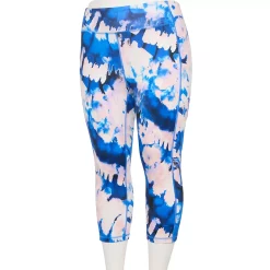 Plus Size Tek Gear® Pocket High-Waisted Capri Leggings 33 Plus Size Tek Gear® Pocket High-Waisted Capri Leggings -The Tek Style Shop 5182885 Blue Tie Dye