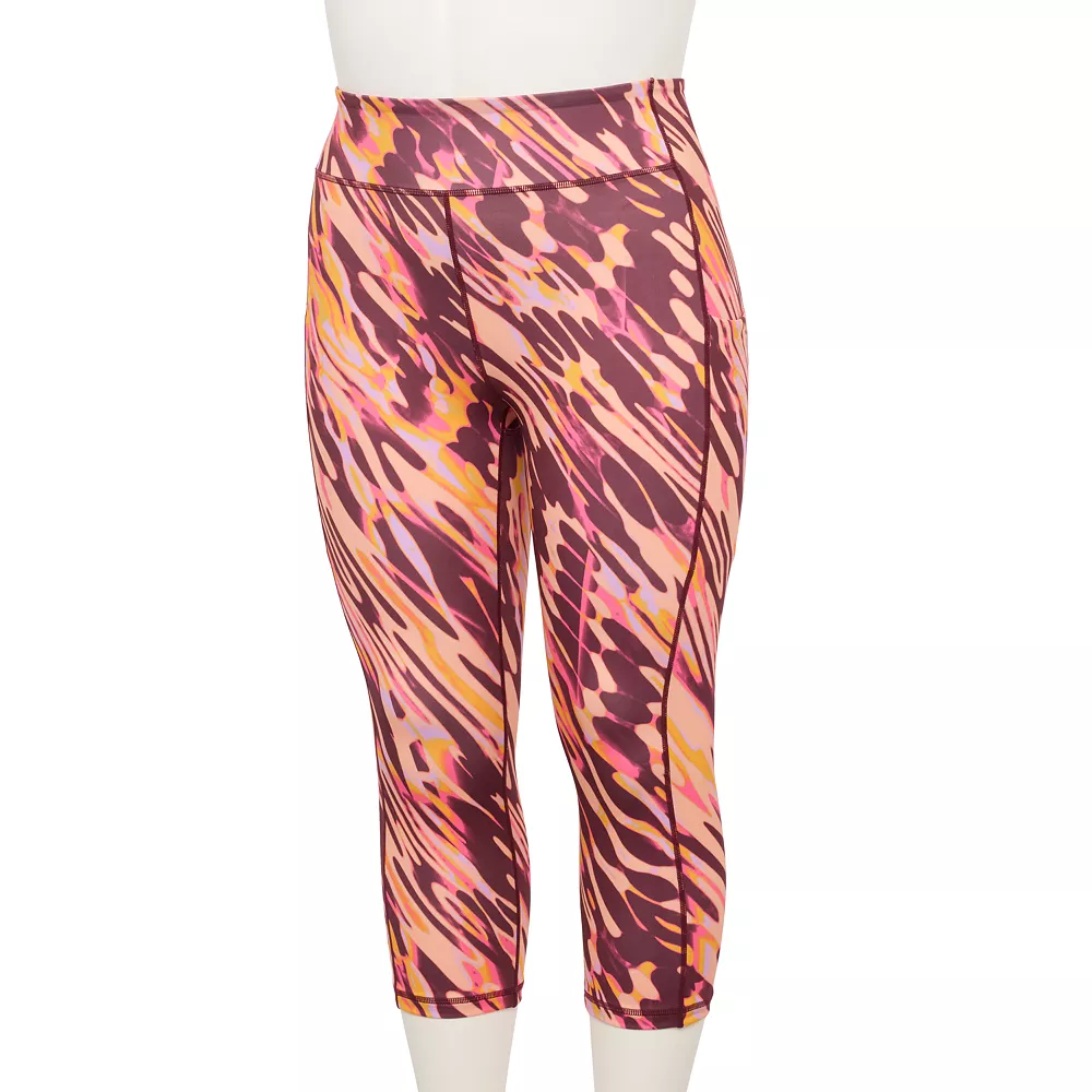 Plus Size Tek Gear® Pocket High-Waisted Capri Leggings 13 Plus Size Tek Gear® Pocket High-Waisted Capri Leggings - Image 13